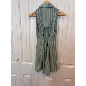 BDG Blue Stripe‎ Button Front Dress Size Small thumbnail 2