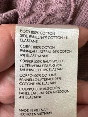 Free People We The Free Jamie Ribbed Henley Top Long Sleeve Mink Purple LARGE thumbnail 8