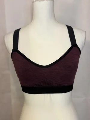 lululemon athletica Plum and Black Support Bralette thumbnail 6