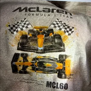 McLaren Formula 1 Team Gray Sweatshirt Size M thumbnail 1