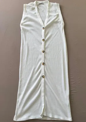 Zara Sleeveless Knit Maxi Dress thumbnail 1