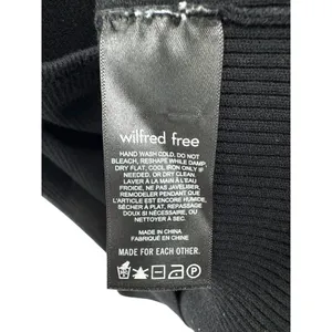 Wilfred Free Cutout Ribbed Mini Dress Black Sleeveless Bodycon Aritzia S LBD‎ thumbnail 6