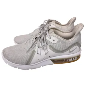 Nike Air Max Sequent 3‎ Running Sneakers White Platinum Gray Womens Size 8 thumbnail 4