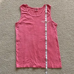 Comfort Colors Chickadees Chi Kappa Phi Pink Salmon Tank Top Size Small Like New thumbnail 5