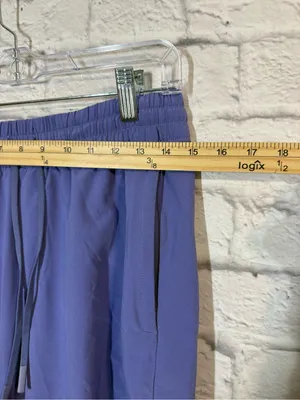 Athleta Periwinkle Blue Drawstring Capris, 8 thumbnail 3