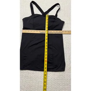 Lululemon Black Active Tank Top with Built-in Shelf Bra and Adjustable Straps thumbnail 3