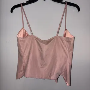 Princess Polly Dusty Pink Front-Tie Cami thumbnail 3