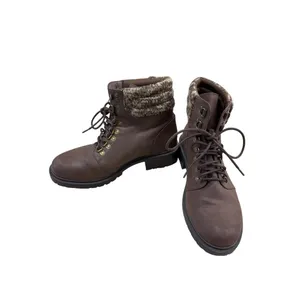 Torrid Womens Brown Faux Leather Hiking Sweater Boots Size 10 SKU 7175 thumbnail 2