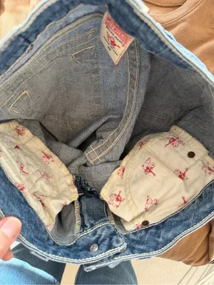True Religion World Tour‎ Rainbow Stitch Bootcut Jeans 28 Y2K thumbnail 9