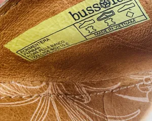 Bussola Formentera Sandals Womens 37 Strappy Wedge Heel Embossed Leather Artisti thumbnail 12