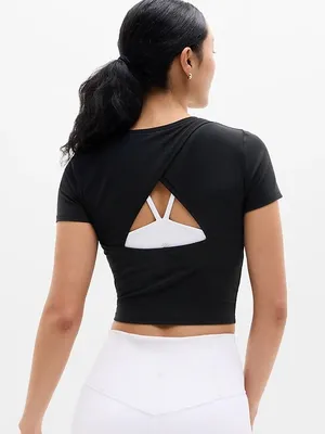 Athleta Transcend Open Back Tee  thumbnail 1