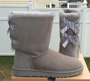 UGG Bailey Bow II Diagonal Stripe Boots thumbnail 1
