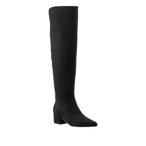 NEW Marc Fisher Women's LTD Lottie Over The Knee Black Suede Dress Boots‎ 5.5 thumbnail 2