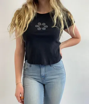 Hand Bedazzled Reworked Tee thumbnail 1