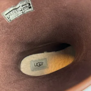 UGG Sivada Boots Sz 9 Chocolate Brown Two Tone Rain Boots Waterproof thumbnail 14