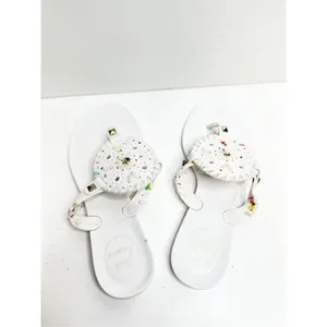 Jack Rogers Sandals Womens Size 5‎ White Georgica Jelly Slip On Flats thumbnail 4