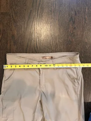 Prana Halle Women’s Khaki Cargo Pants Size 10 thumbnail 3