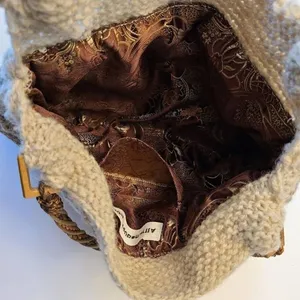 All Yarned Up Handmade Bag Tan thumbnail 6