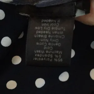 Ann Taylor Stretchy polka dot top thumbnail 5