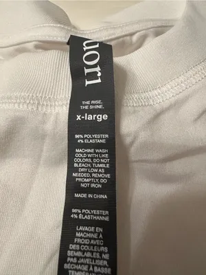 Vuori Energy Top - Classic White Sleeveless Tank Top - Size XL thumbnail 6