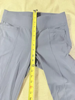 Athleta Womens Pants Small Gray Stretch Supplex Lycra Pull On Yoga Travel thumbnail 8