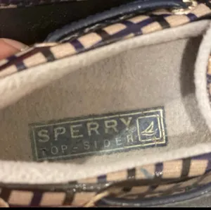 Sperry Topsiders Rain Duck Boots Low Top Blue Gray Gingham Plaid 7 Waterproof thumbnail 5