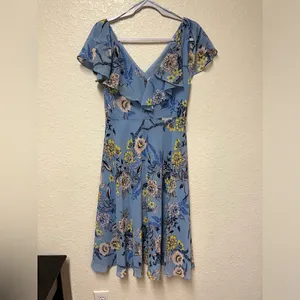 ELIZA J Spring Floral Print Dress Size 6 *missing sash* thumbnail 8