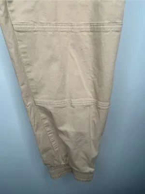 Joie Nelina Tan Cropped Jogger Pants Size 8 thumbnail 10
