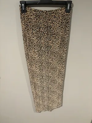 Cheetah Skirt With Slit thumbnail 4