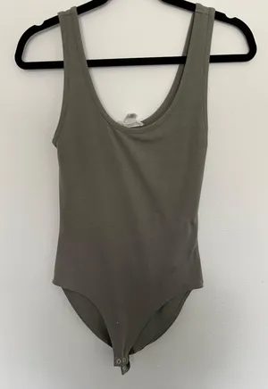 Olive Army Green Bodysuit thumbnail 2