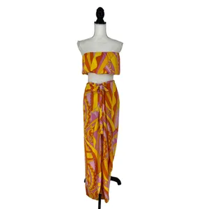 Show Me Your Mumu Caribbean Cocktail Limbo Pants Teeny Tube‎ Top Set S thumbnail 2