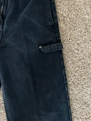 Adika Wide Leg Black Jeans thumbnail 3