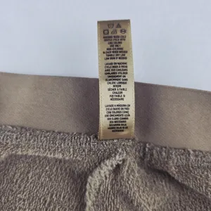 SKIMS Terry Cotton Blend Cozy‎ Knit Leggings Lounge Pants Beige Size 2XL thumbnail 5