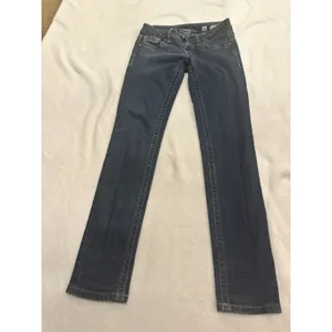 MISS ME Denim Women's JS5151SR SKINNY Low Rise Skinny Blue Jeans Size 26 thumbnail 12