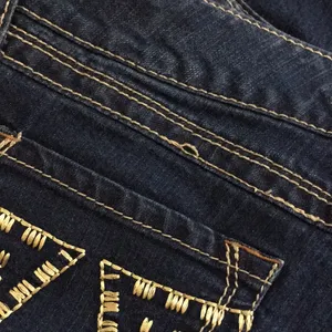 Seven7 Cropped Skinny Embroidered Pockets Double 7 sz 8 thumbnail 7