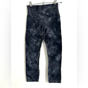 Lululemon Align Crop 21" *Diamond Dye-Pitch Grey/Graphite Grey 4 thumbnail 4