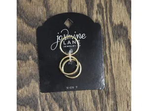NWT Jasmine Lane Womens Fashion 3 Pack Matching Ring Set Gold Yellow 7 thumbnail 4