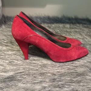 XAVIER DANAUD PARIS Berry Suede‎ - NEW Vintage A11 thumbnail 7