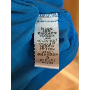 Olivia Matthews Womens Size 10 Blue Maxi Dress Rhinestone Homecoming Wedding thumbnail 5