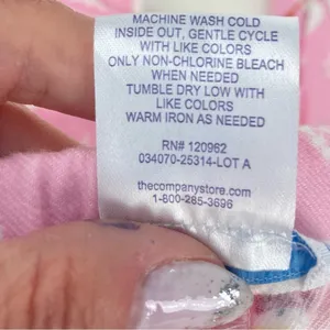 THE COMPANY STORE Pink Snowman Cotton Pj’s Flannel Pajamas * NWOT thumbnail 11