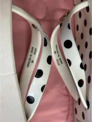 Kate Spade Sandals Polka Black Dot 5 thumbnail 4