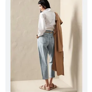 Banana Republic Factory Acid Wash High Rise Balloon Jeans thumbnail 5