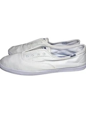 Keds Classic White Slip On Sneakers Size 8.5 thumbnail 4
