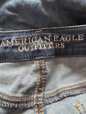 American Eagle Women’s Jeggings Super Stretch Dark Blue Jeans thumbnail 4