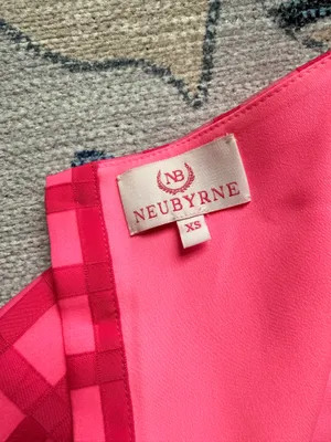Neu Byrne pink bow top Size XS thumbnail 3
