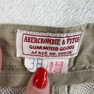 Vtg 90s Abercrombie & Fitch Sz 2 Pants Gorpecore Outdoor Hiking Camping Khaki thumbnail 6