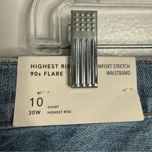 American Eagle Comfort Stretch Waistband Highest‎ Rise 90's Flare 3278 10 Short thumbnail 4