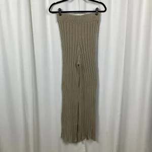 Free People Beach Tan Imogene Sweater Pants Sz.S thumbnail 8