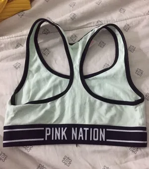 Vs Pink Logo Sport Bra thumbnail 2