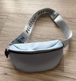 Peloton Pale Blue Belt Bag with Branded Strap thumbnail 1